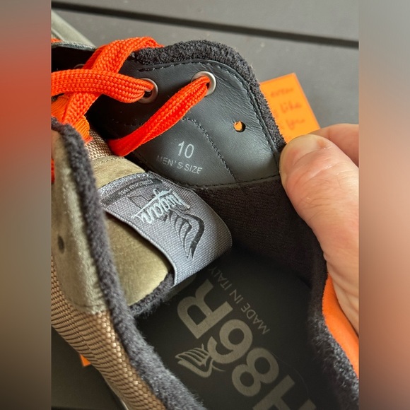 HOGAN H86RUN Olive/Black/Orange Sneakers main image 5